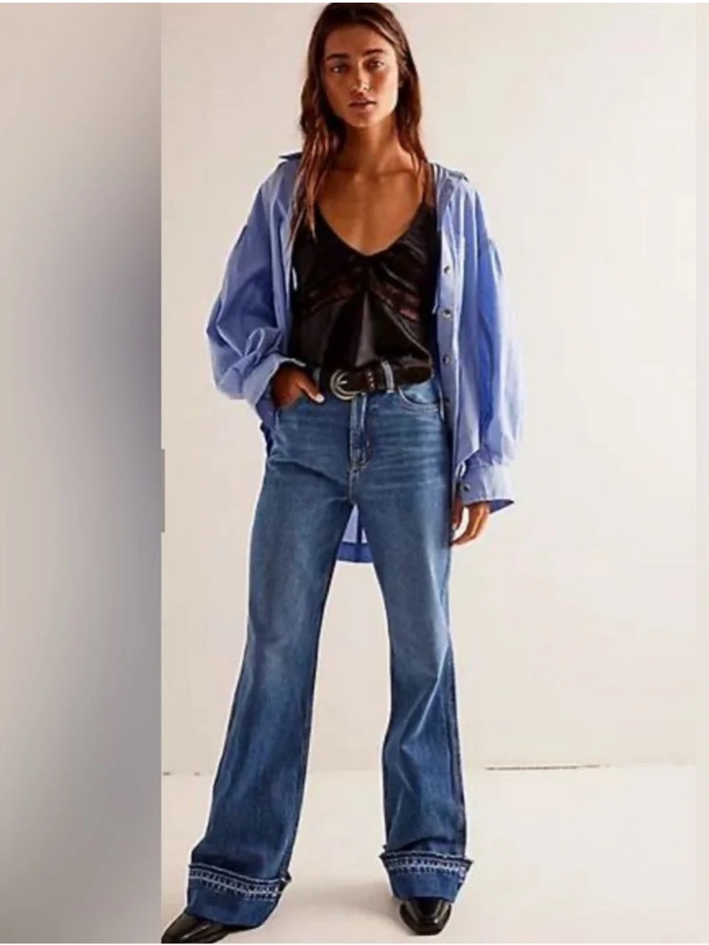 NWT We the free flosse mid rise flare jeans❤️❤️❤️❤️